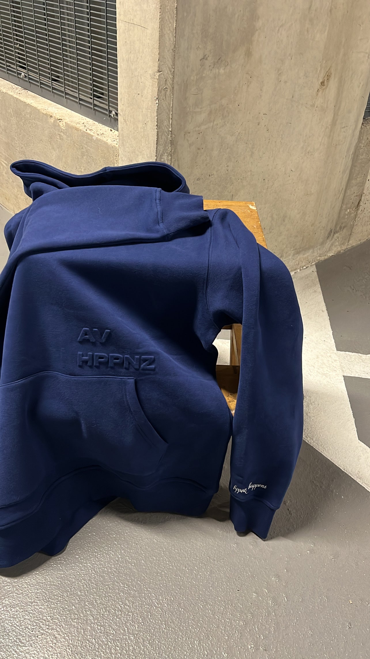 AV Navy Pull Over Hoodie